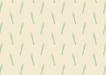 Spring onions pattern wallpaper. Spring onions symbol vector. 