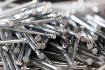 zinc coated steel nails for rust protection