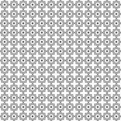 Black Polygonal Shapes Pattern Background. Vector Graphics Image