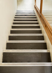 Fototapeta premium Stairway to the light, Stairs indoor in the shop.