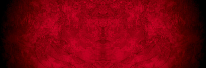 Old wall texture cement black red  background abstract dark color design are light with white gradient background.