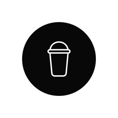Coffee cup icon vector. Coffee sign