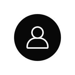 User icon vector. Avatar sign