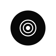 Target icon vector. Goal sign