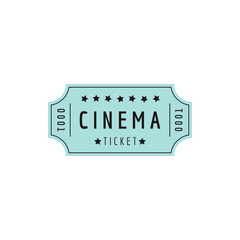 CINEMA TICKET BLUE
