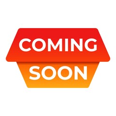Coming soon advertisement icon. Cartoon of Coming soon advertisement vector icon for web design isolated on white background