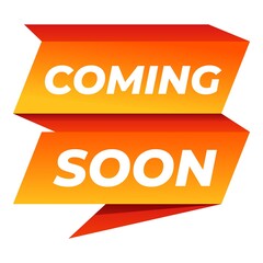 Coming soon sticker icon. Cartoon of Coming soon sticker vector icon for web design isolated on white background
