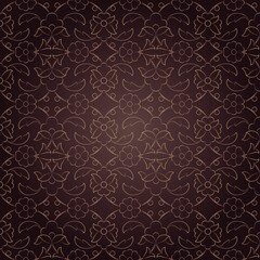 seamless damask pattern