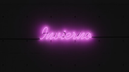Invierno neón rosa.