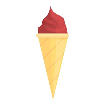 Ice cream icon. Cartoon of Ice cream vector icon for web design isolated on white background