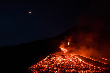 Lava by night 