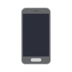 Mobile phone vector technology screen device illustration. Smartphone mobile gadget communication. Modern phone template concept connection. Person cellphone in flat style icon equipment frame