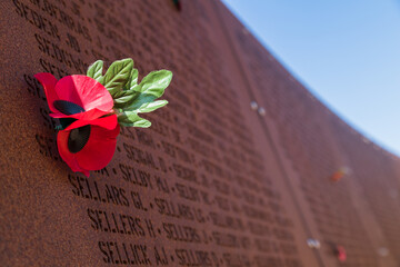 Poppies at International Bomber Command Centre
