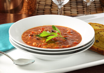 Soup images for the food industry.