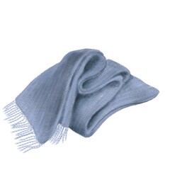 knitted warm scarf with stripes hand drawn illustration, watercolor clipart