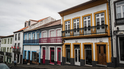The landscape of Terceira island in the Azores