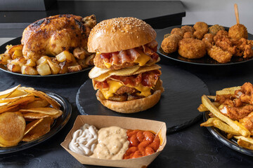 Panini di pollo e patate