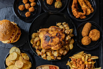Panini di pollo e patate