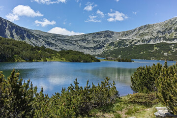 Naklejka na ściany i meble Landscape of Stinky Lake, Rila mountain, Bulgaria