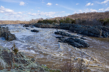 river in winter