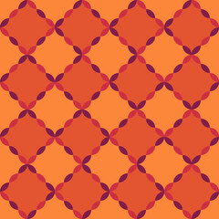 Seamless pattern. Ethnic ornament. Geometric background. Tribal wallpaper. Ethnical image. Tribe motif. Ancient mosaic. Digital paper. Folk web design. Textile print backdrop. Vector illustration