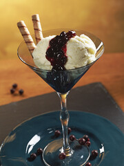 Ice cream and sweets images for the food industry.