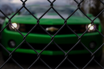 Naklejka premium caged car