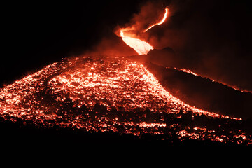 Lava of the volcan