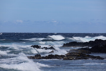 waves crashing on rocks 2