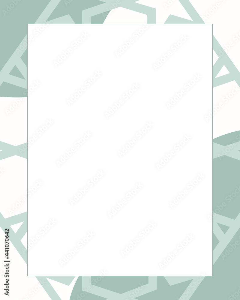 Poster vector blank poster design template. abstract frames background with geometric style. vector