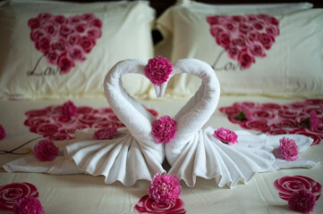 Exclusive room for newly wedding couple.