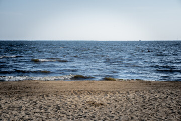 waves on the beach