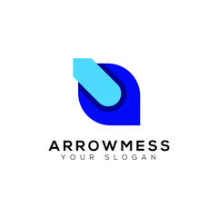 arrow message logo for your company logo