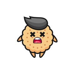 the dead round biscuits mascot character