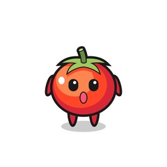 the amazed expression of the tomatoes cartoon