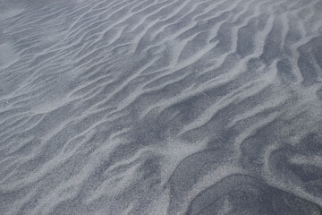 white beach sand texture due to sea breeze in Yogyakarta Indonesia