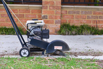 Fototapeta premium Lawn Mover in action