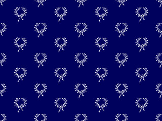 Seamless pattern vector texture in Aztec style, tribal embroidery.