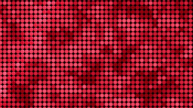 Red sequin background randomly shining animation