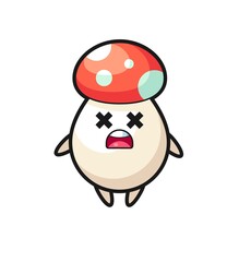 the dead mushroom mascot character