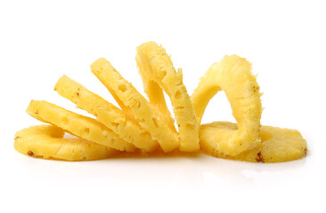 Pineapple on white background 