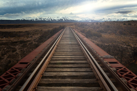 railroad train to the mountains