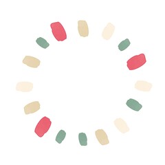 水彩風のかわいい枠