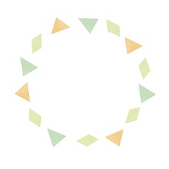 水彩風のかわいい枠