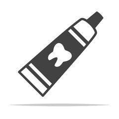 Toothpaste icon transparent vector isolated