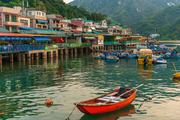 Fototapeta na wymiar Sok Kwu Wan fishing village