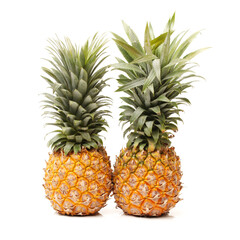 pineapple on white background