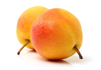 nanguo pear on white background