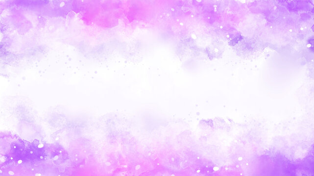 Abstract Purple watercolor background.