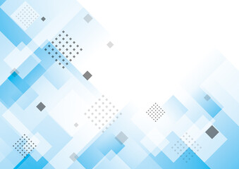 幾何学模様の背景　青